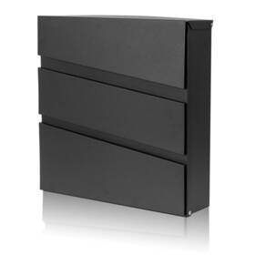 Yoobox 653871416670 Mailbox Wall Mount Steel Mail Boxes With Key Lock Drop Box For Waterproof And Rust