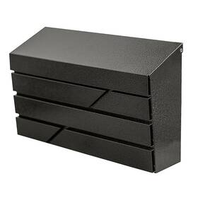 Mb065-glod Yoobox Wall Mount Mailbox For House Outside Large Capacity Drop Box Galvan