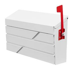 Mb065-pro Yoobox Wall Mount Mailbox For House Outside Large Capacity With Flag Drop B