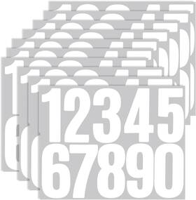 3aykidju Yqqyg 648184 1 100 Pcs Vinyl Mailbox Numbers Stickers 3 Inch White House Self