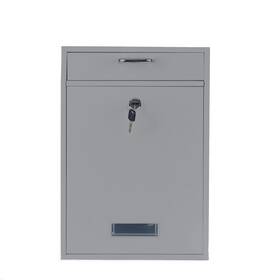 Yulli 852130008315 Wall Mounted Locking Vertical Dropbox Mailbox - Safe And Secure Large Mad