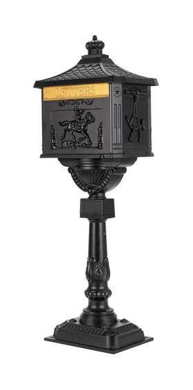 Zr3004 Zotorun Curbside Mail Manager Rustproof Cast Aluminum Locking Security And Post Mount