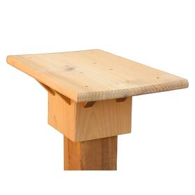 Zxypro Cedarmbm1 Cedar Mailbox Mount For Large Rural And Amish Mailboxes Fits 4x4 Post Hardware I