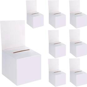 Zzhxkjhky 313034550527 8 Pack Raffle Boxes Box Ticket For Fundraising 6 X Inc
