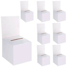 Zzhxkjhky 708436673545 8 Pack Raffle Boxes Box Ticket For Fundraising 6 X I