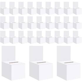Zzhxkjhky 708436673576 30 Pack Raffle Boxes Ballot Box Donation For Fundraising 6 X