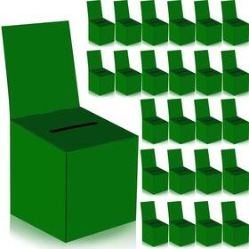 Zzhxkjhky 708436674849 24 Pcs Cardboard Ballot Box 6 X Inch Large Raffle Ticket With Slot