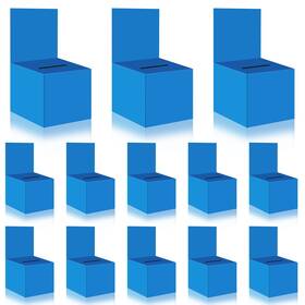 Xy-405 Zzhxkjhky 12 Pcs Raffle Boxes Cardboard Box With Slot For Ticket And Removable Header