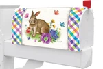 Bunny Plaid Standard Mailbox Cover. Fixed Price $16.00.