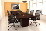 12 Ft Conference Table With Power And Data Ports 6 Outlets Usb Espresso White. Fixed Price $2949.00.
