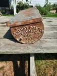 Solid Antique 1901 Century Post Co. Mailbox Iron/steel Tecuseh Mi. Fixed Price $175.00.