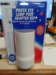 Photo Eye Lamp Adapter Kit CP689W - For 3" Posts White. Fixed Price $20.00.