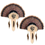 2 Pack Turkey Fan Kit Wooden Wall Mounted Mounts Plaque Carv.... Fixed Price $46.20.