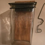 Nice! Antique Early 1900'S Glass Mailbox Embossed With Metal Lid Vintage. Fixed Price $189.50.