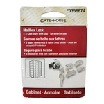 Gatehouse Mailbox Lock Cam Style With Clip Nickel Finish 0358674 S4526-L New. Fixed Price $12.95.