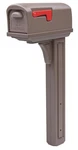Architectural Mailboxes Classic Plastic And Post Kit, GCL100MAM, Mocha. Fixed Price $97.30.