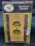 Blue Sky Carvers Rustic Faux Wood Live Edge Outlet Cover Kitchen Log Cabin. Fixed Price $9.95.