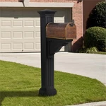 Mayne Manchester Weatherproof Traditional Plastic Mail Post In Black. Fixed Price $210.54.