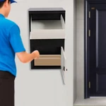 Package Delivery Parcel Drop Mailbox Home Container Outdoor Porch+lock. Fixed Price $106.41.