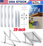 Solar Panel Tilt Brackets Adjustable Angle Ground Wall Roof Boat Mounting. Fixed Price $27.98.
