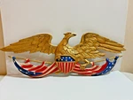 Vtg 1958 American Eagle Whitehall Metal Studio Wall Plaque Decor Usa Patriotic. Fixed Price $103.50.