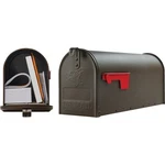 Gibraltar Elite T1 Bronze Steel Rural Post Mount Mailbox E1100BZAM. Fixed Price $27.62.