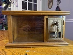 1969 Vintage Wooden Postal Mailbox Safe Lockbox Brass Door W/ Keys. Fixed Price $69.49.