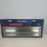 Schlage Mail Slot Unisex Os Satin Nickel SC420B-619 Door Hardware New. Fixed Price $19.99.