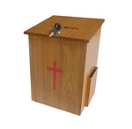 Comment Collection Box Suggestion Fund-raising Donation Prayer W/ Red Cross. Fixed Price $70.48.