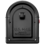 Architectural Mailboxes Roxbury Modern Galvanized Steel Post Mount Black. Fixed Price $50.22.