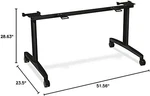 Huddle Flip-top Base For 24"D Table HONMFLIP24CP Black. Fixed Price $159.11.