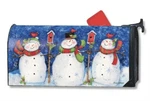 Snowman Bird Feeders Chill Mailwrap Magnetic Cover Standrd. Fixed Price $15.95.