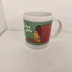 Vtg Us Postal Service 1996 Love You Mailbox Bird Postage Stamp Coffee Cup Mug. Fixed Price $18.00.