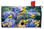 Briarwood Lane Goldfinches And Hydrangea Mailbox Cover. Fixed Price $15.95.