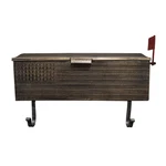 Oakland Living AZ620-ANTIQUE-BRONZE Patriotic Metal Outgoing M.... Fixed Price $65.61.