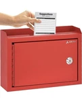 Adir Office Deluxe Steel Drop Box/mail And Cash Collection ADI631-02-RED. Fixed Price $24.99.