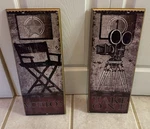 Stupell Industries Wood Wall Art Set - Movie & Film Theme 8 X 20. Fixed Price $25.00.