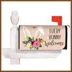 Evergreen Mailbox Cover * Every Bunny Welcome Strong Magnets - New. Fixed Price $24.98.