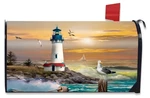 Briarwood Lane Sunset Lighthouse Summer Large Oversized Mailbox Cover. Fixed Price $19.95.