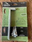 Gibraltar Mb 100000 Mounting Brackets For Wooden Posts, Gray, New With Screws. Fixed Price $14.98.