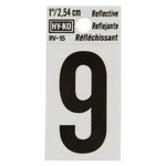 Hy-ko 1.25" Reflective Number 9 (10 Pcs.). Fixed Price $12.65.