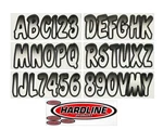 Hardline Series Premium Registration Kits White/black WHBKG200. Fixed Price $26.99.