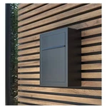 Base By Bravios Contemporary Designer Mailbox In Powder Coated Black. Fixed Price $169.00.