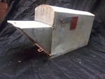Antique Galvanized Mailbox Primitive, Farm, Rural, Country. Fixed Price $76.00.