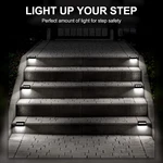 Solpex 12-PACK Solar Deck Waterproof Step Fence Post Lighting $17.99 (box A1). Fixed Price $17.99.