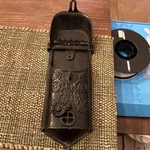 Vintage Griswold NO.2 Cast Iron Wall Mount Mailbox With Peep Hole. Fixed Price $130.00.