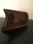 Sass, Cowboy Action, Leather Stock Cover, #5602, Winchester/miroku 85 Crescent. Fixed Price $122.50.