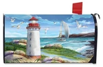 Briarwood Lane Coastal Lighthouse Summer Mailbox Cover. Fixed Price $15.95.