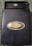 Wall Mount Mailbox Black. Works Great But No Key.. Fixed Price $17.99.