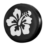 Foruidea White Hibiscus Flower Spare Tire Cover Dust-proof Wheel F.... Fixed Price $29.02.
